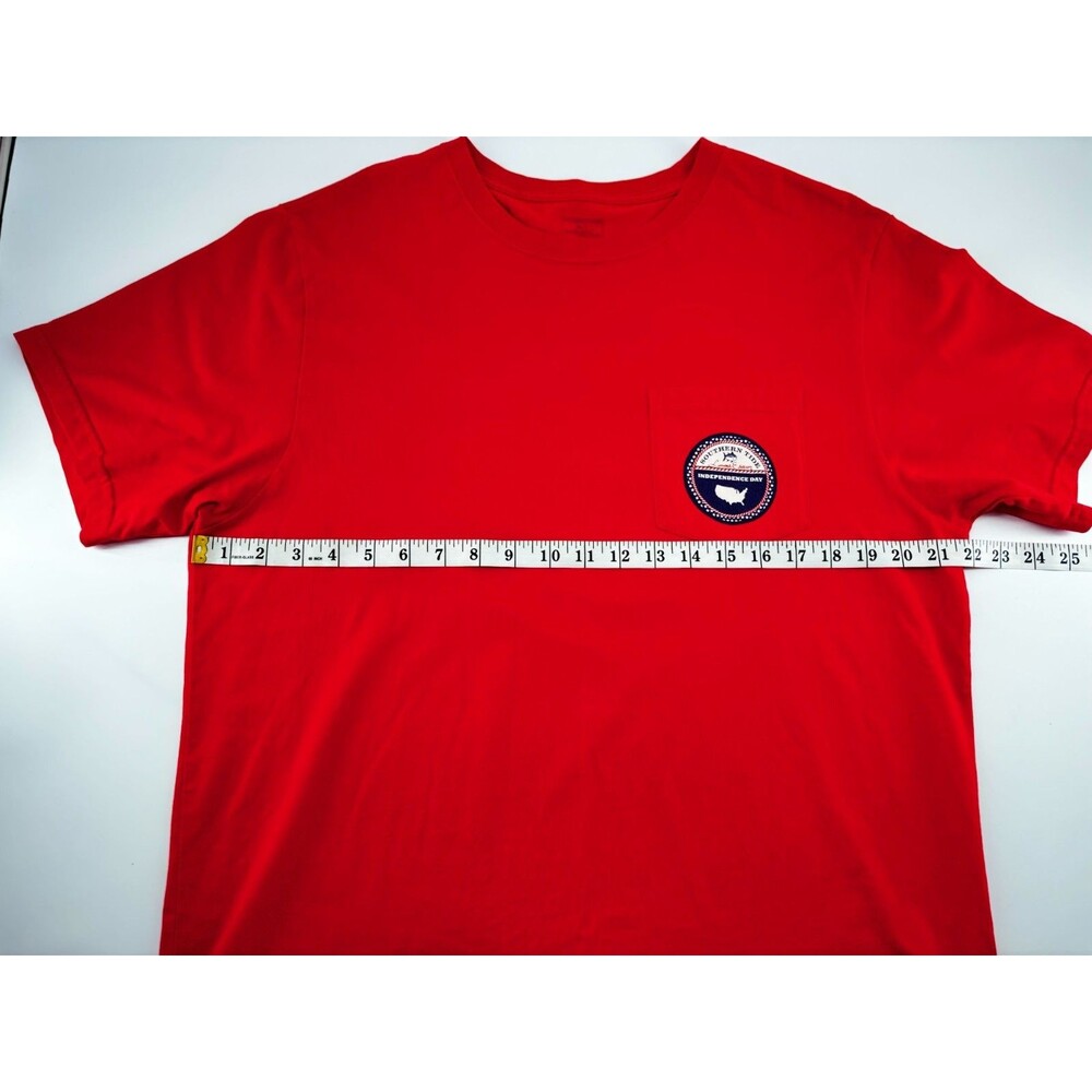 Southern Tide Men's Size Large Red "Original Skipjack" Short Sleeve Graphic Tee - Picture 6 of 8